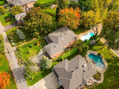 Aerial photo - 21 Cours East Gables, Beaconsfield, QC - Outdoor With In Ground Pool With View