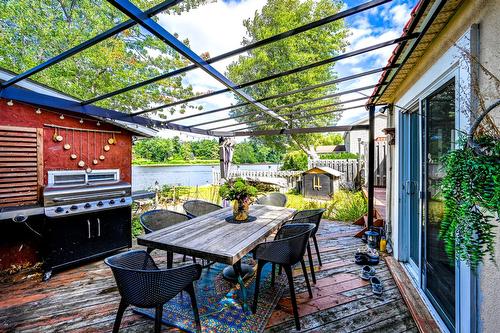 Backyard - 13 Rue Alfred, Laval (Sainte-Rose), QC - Outdoor With Deck Patio Veranda With Exterior