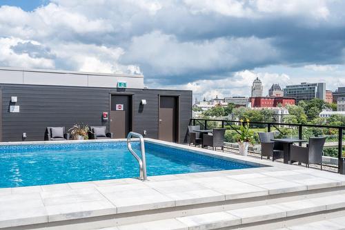 Pool - 606-735 Boul. Charest E., Québec (La Cité-Limoilou), QC - Outdoor With In Ground Pool
