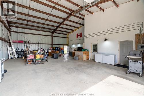 1357 Smith Falls Road, Dawn-Euphemia, ON - Indoor Photo Showing Garage