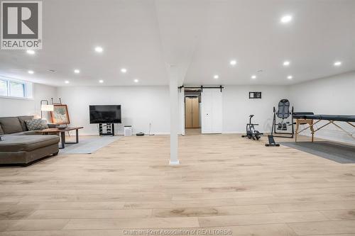 21945 Communication Road, Chatham, ON - Indoor Photo Showing Basement