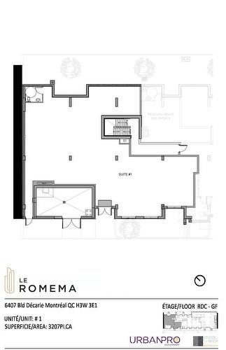 Drawing (sketch) - 6407 Boul. Décarie, Montréal (Côte-Des-Neiges/Notre-Dame-De-Grâce), QC 
