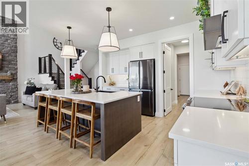 416 Woolf Bend, Saskatoon, SK - Indoor Photo Showing Kitchen With Upgraded Kitchen