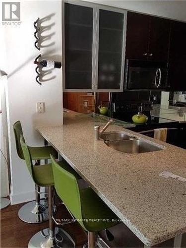 1206 - 438 King Street W, Toronto, ON - Indoor Photo Showing Kitchen With Double Sink