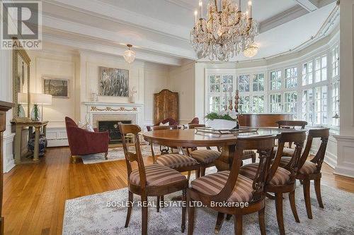 40 Castle Frank Crescent, Toronto, ON - Indoor Photo Showing Dining Room With Fireplace