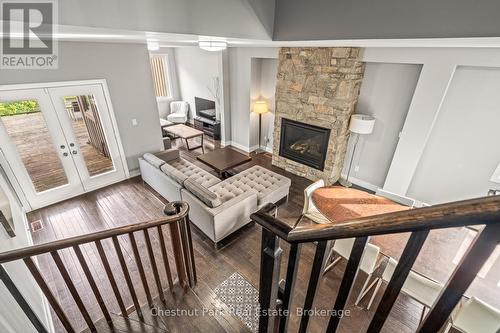 65 Rockmount Crescent, Gravenhurst (Muskoka (S)), ON - Indoor Photo Showing Living Room With Fireplace