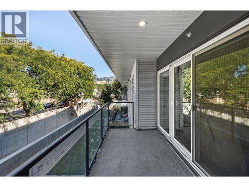 unit balcony - 615 Rutland Road Unit# 202, Kelowna, BC - Outdoor With Exterior