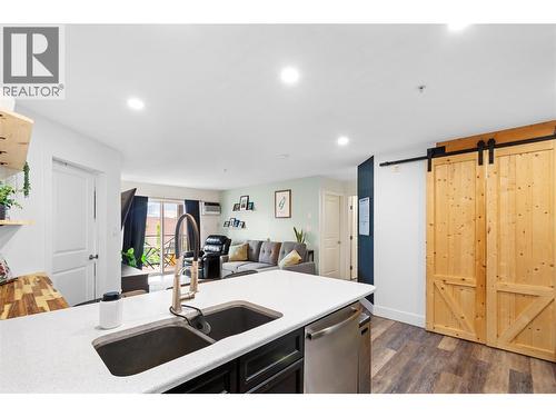 256 Hastings Avenue Unit# 309, Penticton, BC - Indoor Photo Showing Kitchen With Double Sink