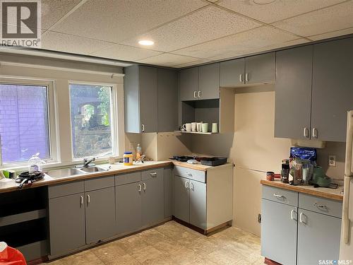 2010 1St Avenue E, Prince Albert, SK - Indoor Photo Showing Kitchen With Double Sink