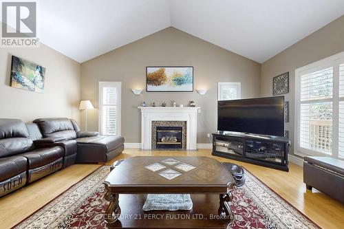 1832 Chesbro Court, Mississauga, ON - Indoor Photo Showing Living Room With Fireplace
