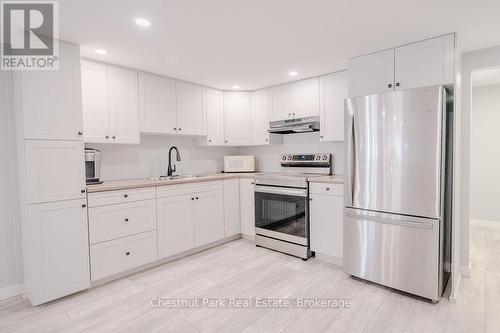 2 Bedroom Apartment - 501 Resort Road, Kirkland Lake (Kl Outside), ON - Indoor Photo Showing Kitchen