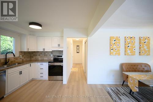 106 Beland Avenue N, Hamilton, ON - Indoor Photo Showing Kitchen With Double Sink