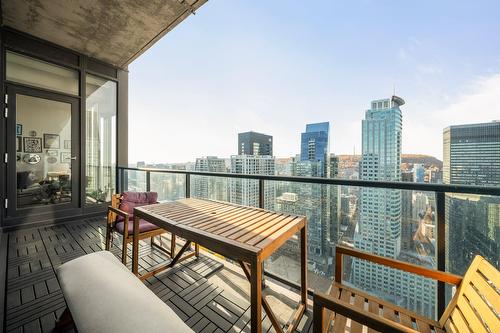 Balcony - Ph11-1188 Rue St-Antoine O., Montréal (Ville-Marie), QC - Outdoor With View With Exterior