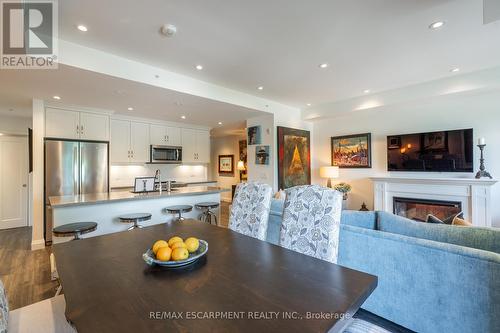 213 - 30 Hamilton Street S, Hamilton, ON - Indoor With Fireplace