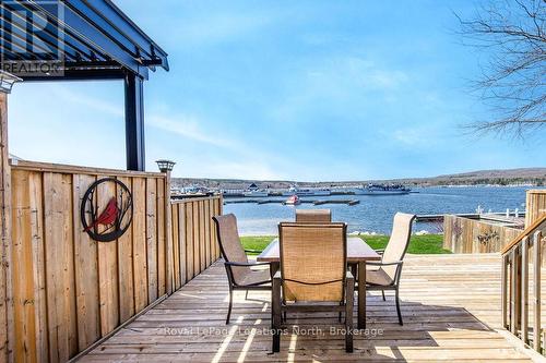 6 - 4 Beck Boulevard, Penetanguishene, ON - Outdoor With Body Of Water With Deck Patio Veranda With View