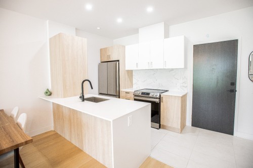 Kitchen - 112-2030 Rue Lucien-Thimens, Montréal (Saint-Laurent), QC - Indoor Photo Showing Kitchen