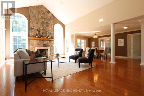 2A Juliana Crescent, St. Catharines (Lakeport), ON - Indoor Photo Showing Living Room With Fireplace
