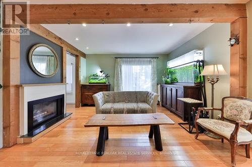 39 Twenty Fourth Street, Toronto, ON - Indoor Photo Showing Living Room With Fireplace