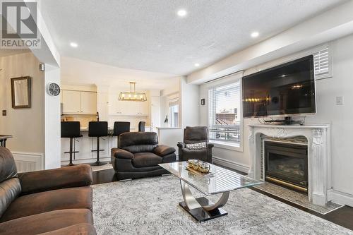 10 Greenhalf Drive, Ajax, ON - Indoor Photo Showing Living Room With Fireplace