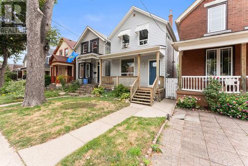 208 East Avenue N, Hamilton, ON - Outdoor With Deck Patio Veranda With Facade
