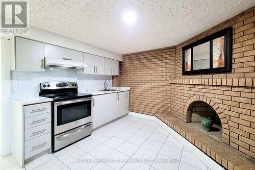 12 Maitland Avenue, Hamilton, ON - Indoor Photo Showing Kitchen With Fireplace