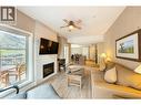 1200 Rancher Creek Road Road Unit# 328C, Osoyoos, BC  - Indoor Photo Showing Living Room With Fireplace 