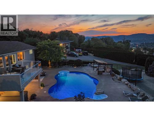 161 Cranberry Lane, Vernon, BC - Outdoor With In Ground Pool With View