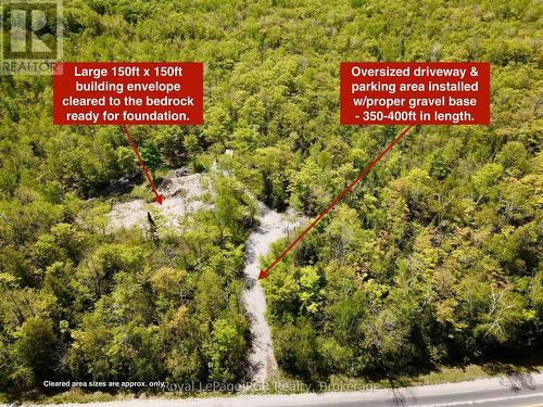 Well thought out site cleared and ready to use. - 2248 Bruce Rd 9 Road, Northern Bruce Peninsula, ON 