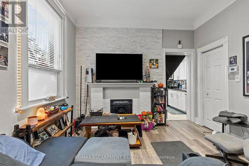 181 West Avenue, Hamilton, ON - Indoor With Fireplace