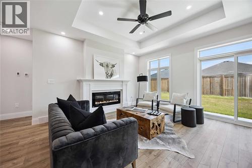 237 Nicholas Street, Sarnia, ON - Indoor Photo Showing Living Room With Fireplace