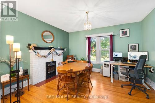 unit 4 family/ dining - 55 Balsam Avenue S, Hamilton, ON - Indoor Photo Showing Office