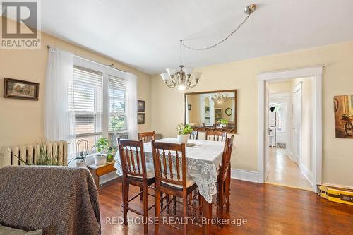 unit 5 dining - 55 Balsam Avenue S, Hamilton, ON - Indoor Photo Showing Dining Room