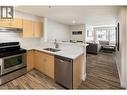 563 Yates Road Unit# 205, Kelowna, BC  - Indoor Photo Showing Kitchen With Double Sink 