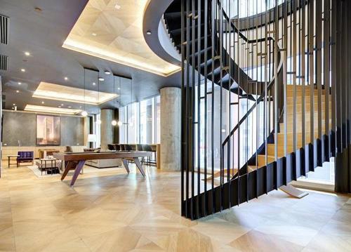 Salle communautaire - 1705-1020 Rue De La Montagne, Montréal (Ville-Marie), QC - Indoor Photo Showing Other Room