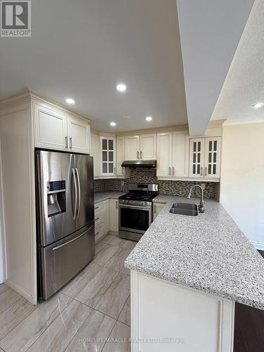 19 Garibaldi Drive, Brampton, ON - Indoor Photo Showing Kitchen With Stainless Steel Kitchen With Double Sink