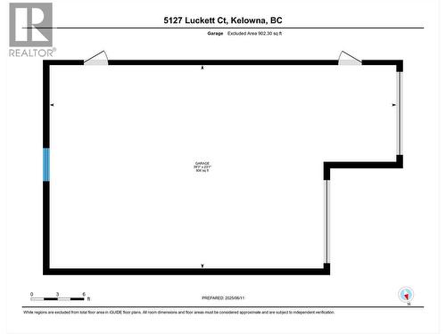 Over size double garage - could fit 3 vehicles potentially. - 5127 Luckett Court, Kelowna, BC - Other