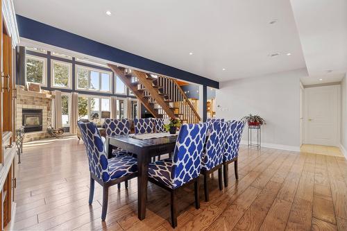 Salle à manger - 42 Ch. Higgins, Low, QC - Indoor With Fireplace