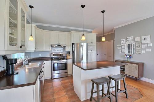Cuisine - 623 Rue St-Alphonse S., Magog, QC - Indoor Photo Showing Kitchen With Double Sink