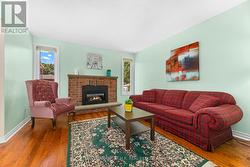 Main floor family room - gas fireplace - 