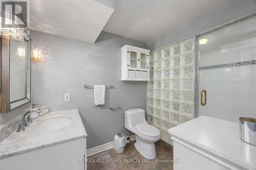 Basement bath with heated floors + steam showe - 10 Sufi Crescent, Toronto, ON - Indoor Photo Showing Bathroom