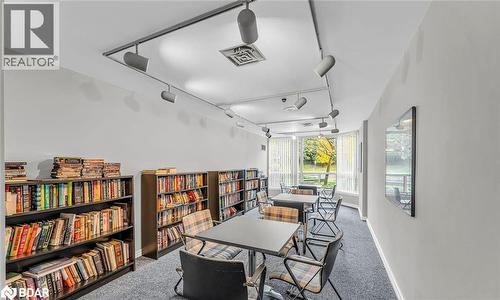 Office featuring track lighting and carpet - 12 Laurelcrest Street Unit# 1112, Brampton, ON - Indoor