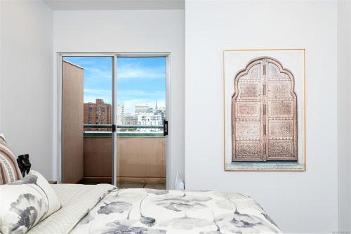 1102-1010 View St, Victoria, BC - Indoor Photo Showing Bedroom