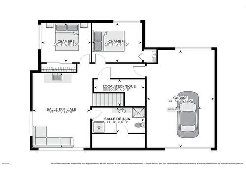 Plan (croquis) - 6535 Rue Poitou, Brossard, QC - Other