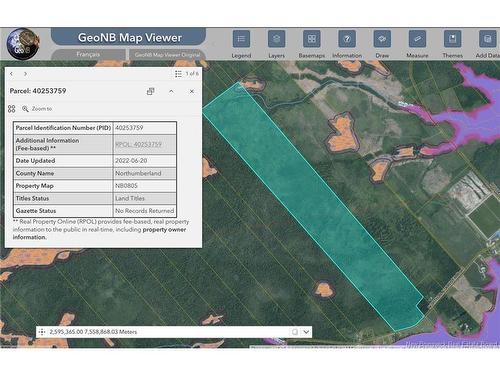 Lot N Black River Rd, Black River Bridge, NB 