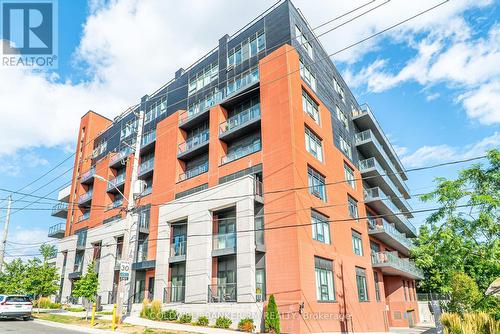 817 - 2433 Dufferin Street, Toronto (Briar Hill-Belgravia), ON - Outdoor With Balcony With Facade