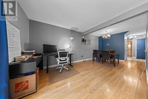Home office space off living room - 82 Stokes Crescent E, Ottawa, ON - Indoor Photo Showing Other Room