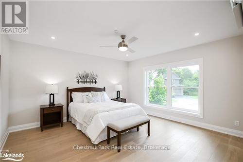 Primary bedroom - model finish - 304 - 200 Anglo Street, Bracebridge (Macaulay), ON - Indoor Photo Showing Bedroom