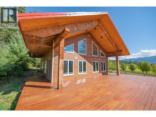 263 Albers Road, Lumby, BC - Outdoor With Deck Patio Veranda