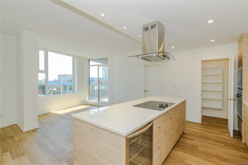 902-1628 Store St, Victoria, BC - Indoor Photo Showing Kitchen