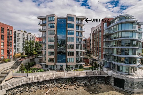715-1628 Store St, Victoria, BC - Outdoor With Balcony With Facade